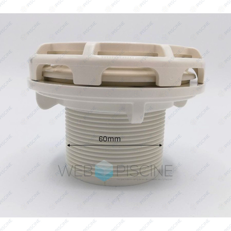 Bonde de fond/buse pour les piscines en polyester Bonde de fond/buse pour les piscines en polyester