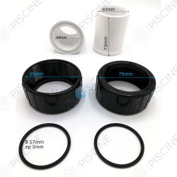Kit Raccord Union (Entrée-Sortie) 1"1/2 - 2" pompe Superflo (PENTAIR) Pompe SUPERFLO PENTAIR