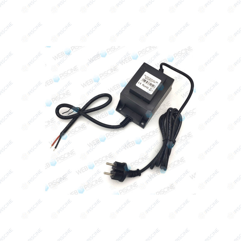 transformateur IP68 220v 12v AC 100w référence TRANS-12AC-IP68