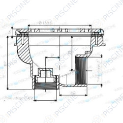 Bonde de fond carré Weltico toute structure Bonde de fond carré Weltico toute structure