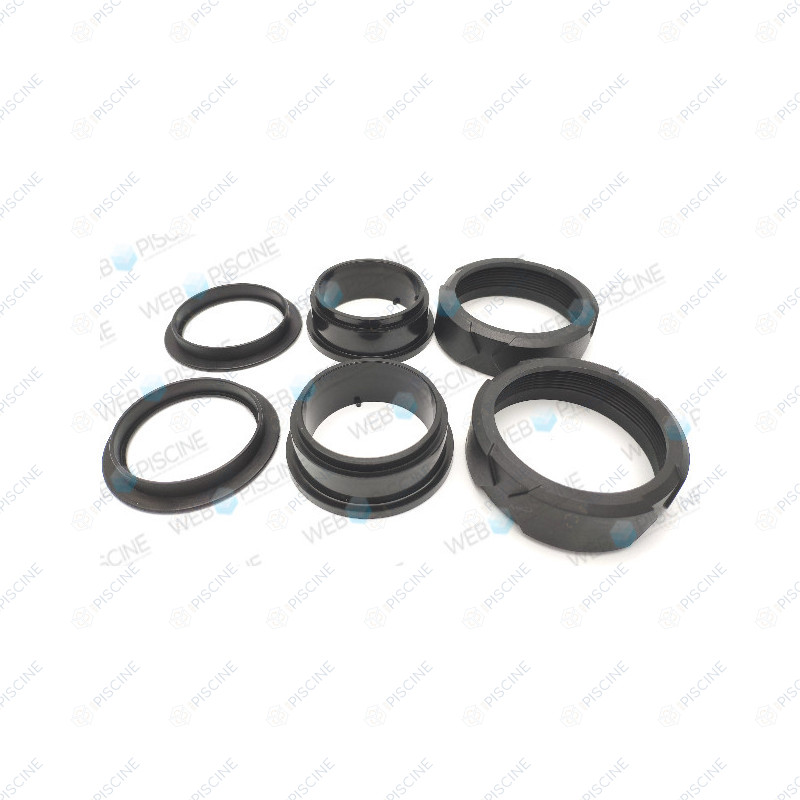 Kit raccordement cellule pool technologie ( 2 ecrous + 2 collet 63 + 2 joints )