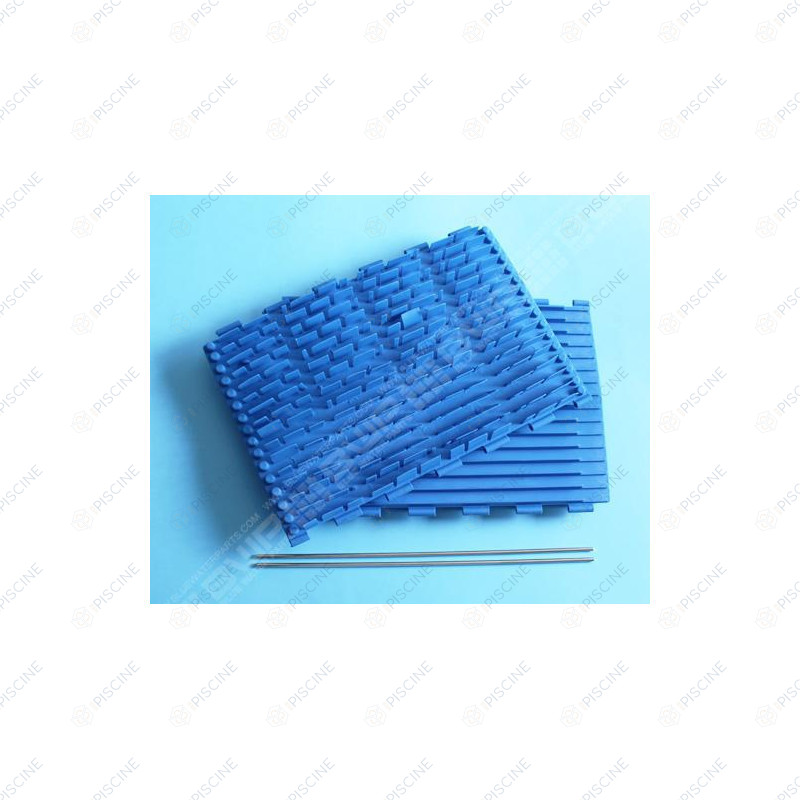 KIT BROSSES PVC ULTRA PREMIUM BLEUES (2 brosses + 2 tiges de blocage)
