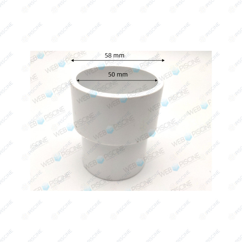 Manchon pvc Imperial / Metrique 50 -48 us 50 /1"1/2