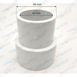 Manchon pvc Imperial / Metrique 50 -48 us 50 /1"1/2