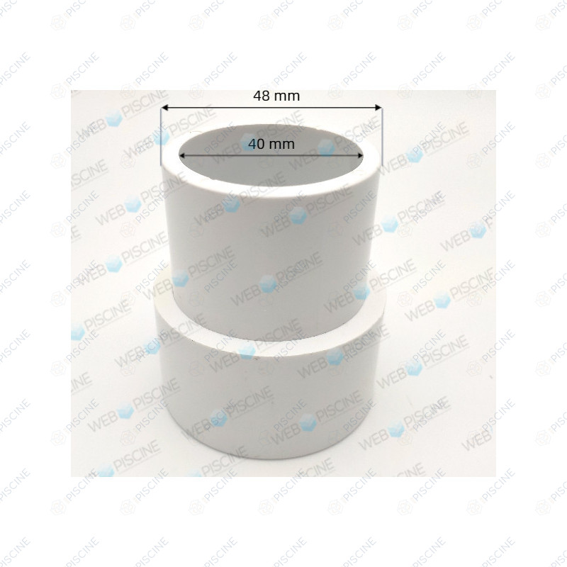 Manchon pvc Imperial / Metrique 50 -48 us 50 /1"1/2 Manchon pvc Imperial / Metrique 50 -48 us 50 /1"1/2