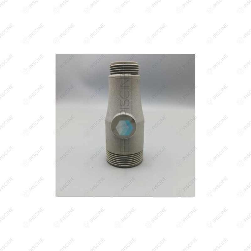 Raccord condenseur sans piquage (entrée eau) + joint (ZODIAC) reference WIB01634