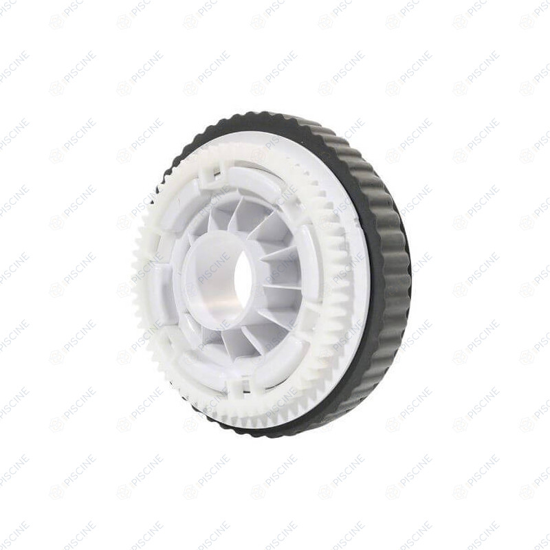 SA0016417 - ROUE BLANCHE + PNEU PVA POUR ROBOT R3/R5