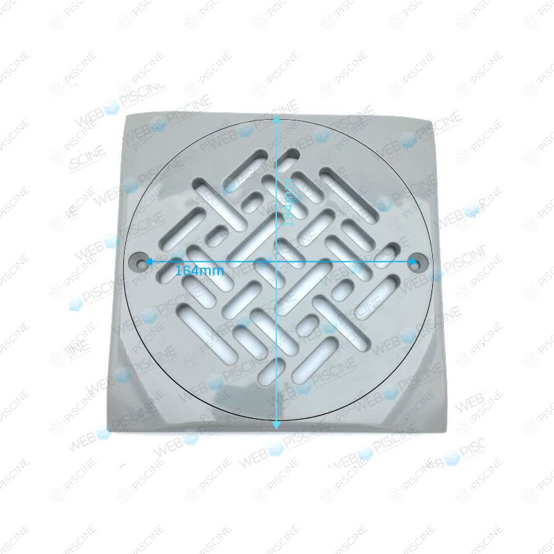 Kit grille + bride pour bonde de fond design ( Weltico)