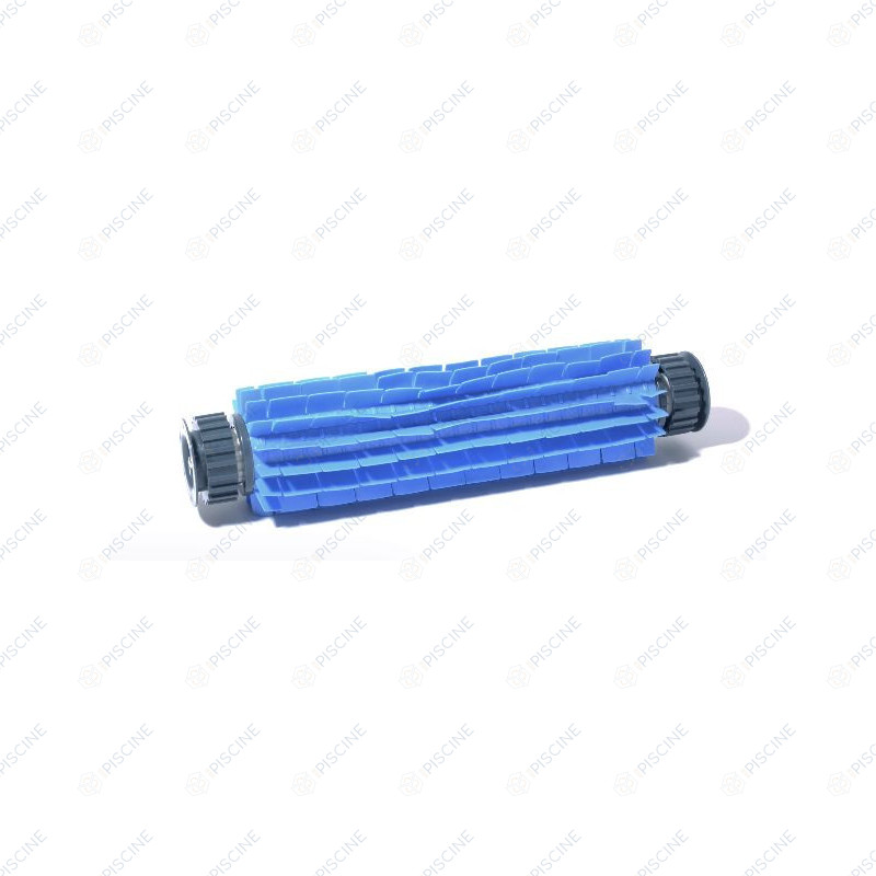 Ensemble brosse PVC bleu