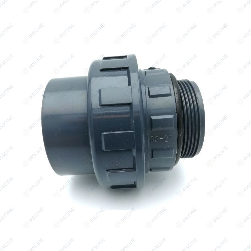 Union à coller D63F x2"M + joint