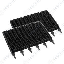 Brosses lamelles noires Zodiac vendues par 2