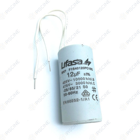 Condensateur12µf pompe HP33/50/75 et HKV033/50/75 -reference 10002553