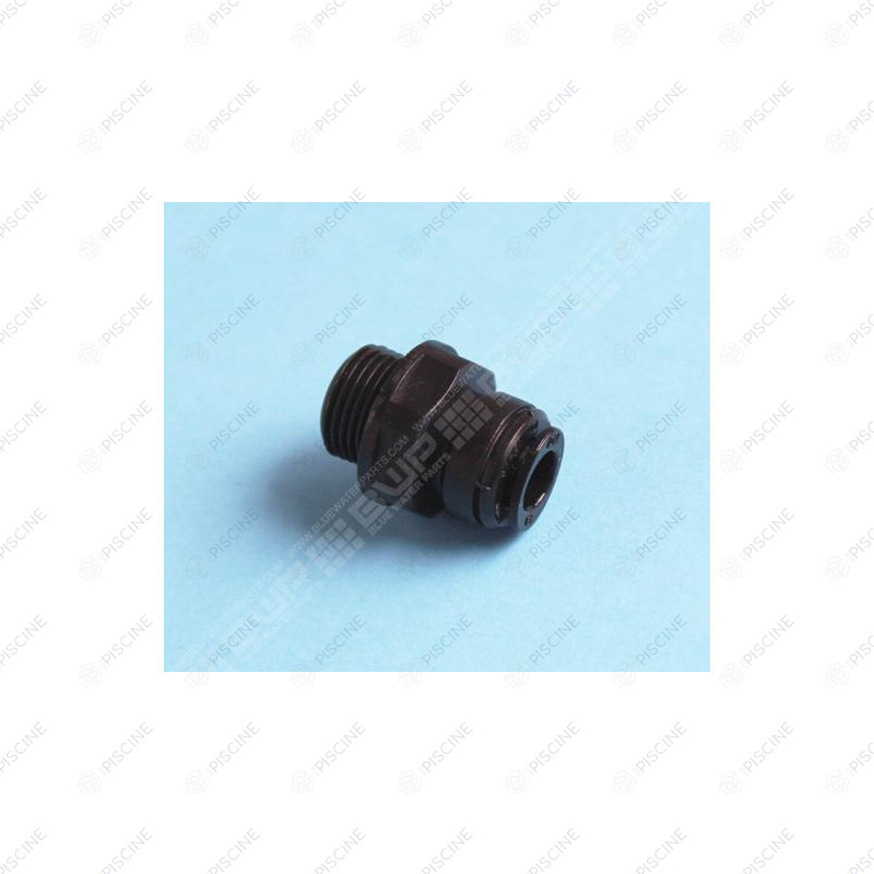 RAC3858 - "RACCORD RAPIDE DE CHAMBRE D'ANALYSE 3/8\" M POUR TUBE PE/TPFE Ø8MM (SYCLOPE)"