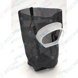 Poche filtrante souple avec collier de maintien pour pompe de piscine