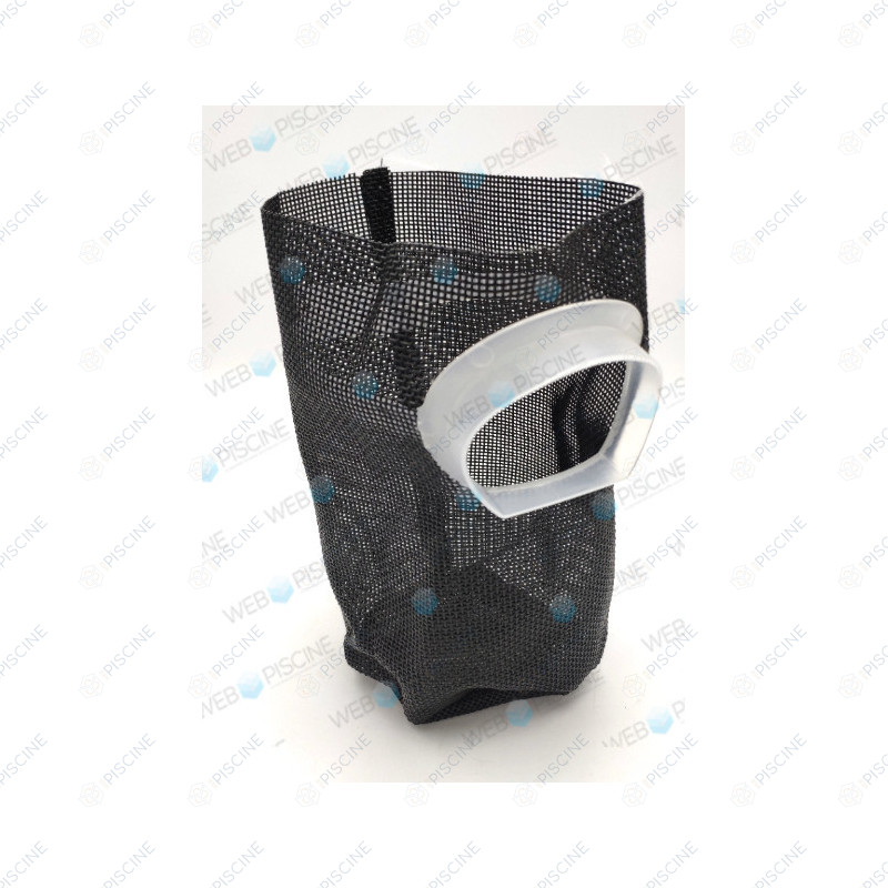 Poche filtrante souple avec collier de maintien pour pompe de piscine