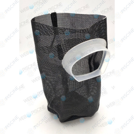 Poche filtrante souple avec collier de maintien pour pompe de piscine