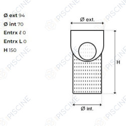 Panier de préfiltre pompe Micro (PSH) Pompe MICRO PSH