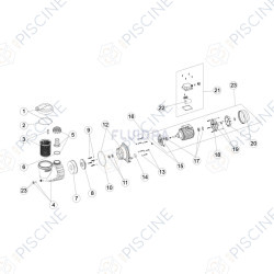 Couvercle de pompe Compact ( astralpool ) référence 4405010801