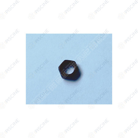 Ecrou presse-étoupe M12x1,5 noir (clé de 17) (Microdos) Pompe doseuse MP1