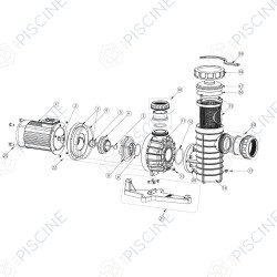 Couvercle de pompe S5PSP PENTAIR