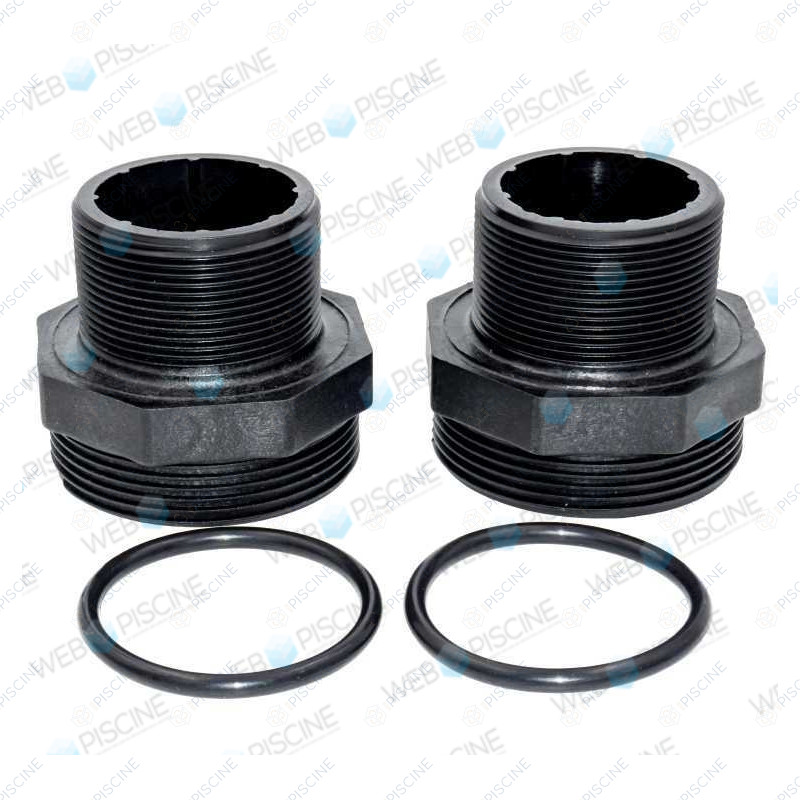 Kit traversée de paroi 2 pouces noires (Vendu par 2) Kripsol Kit traversée de paroi 2 pouces noires (Vendu par 2) Kripsol