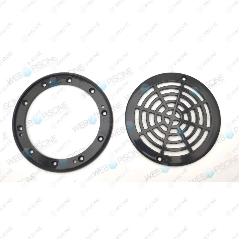 Grille + bride Anthracite BDF Liner/Béton (WELTICO) reference 63158AM
