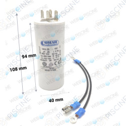 Condensateur pompe KSE / EP / KNG / KPR / KAP / KA 80 - 25 µF (KRIPSOL) Moteurs KRIPSOL