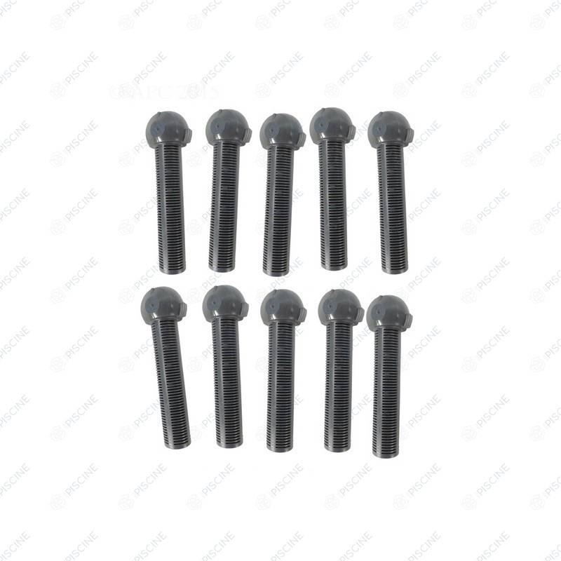 Crépines avec rotules 155 mm hors rotule pour FSAB S244 (kit de 10) (HAYWARD) reference SX240DNRPAK10 Crépines avec rotules 155 mm hors rotule pour FSAB S244 (kit de 10) (HAYWARD) reference SX240DNRPAK10