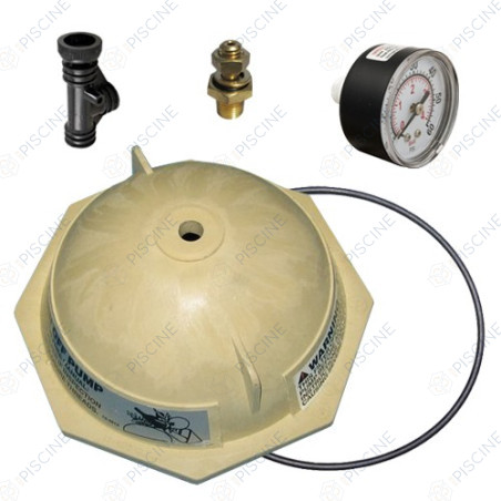 Kit Couvercle 6'' de filtre Triton AM apres 91 (av. joint + kit purge/mano) - (PENTAIR) reference G-15-4697