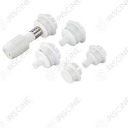 Raccord 40mm a clipser pour le tuyau de massage Speck vendu à l'unité