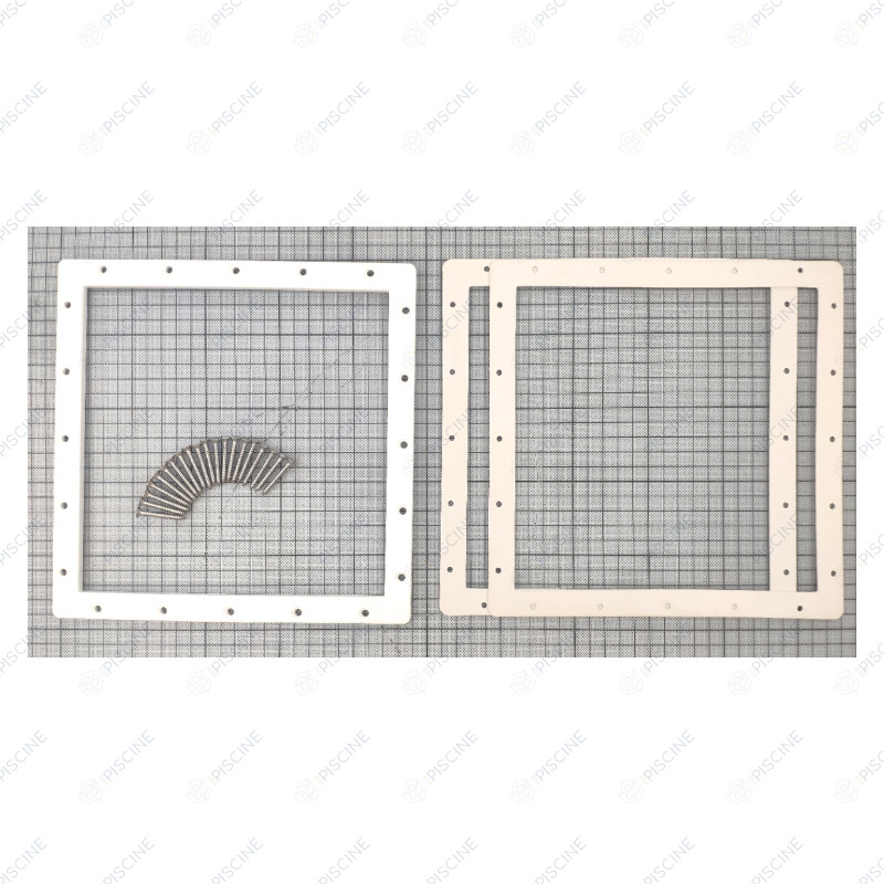 Bride + joints + vis PROJ Carré  en plastique - Liner et préfab. (OWM) reference A-14000-150