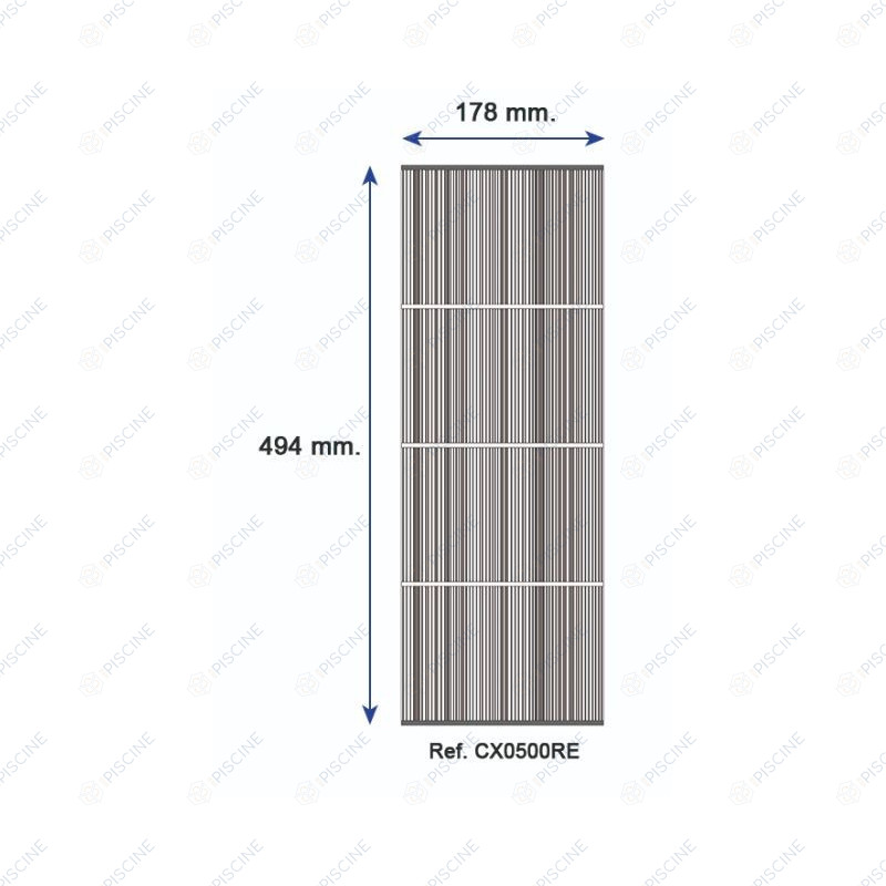 Cartouche Star Clear I - C0500- D178/H494 (HAYWARD) reference CX500RE Cartouche Star Clear I - C0500- D178/H494 (HAYWARD) reference CX500RE