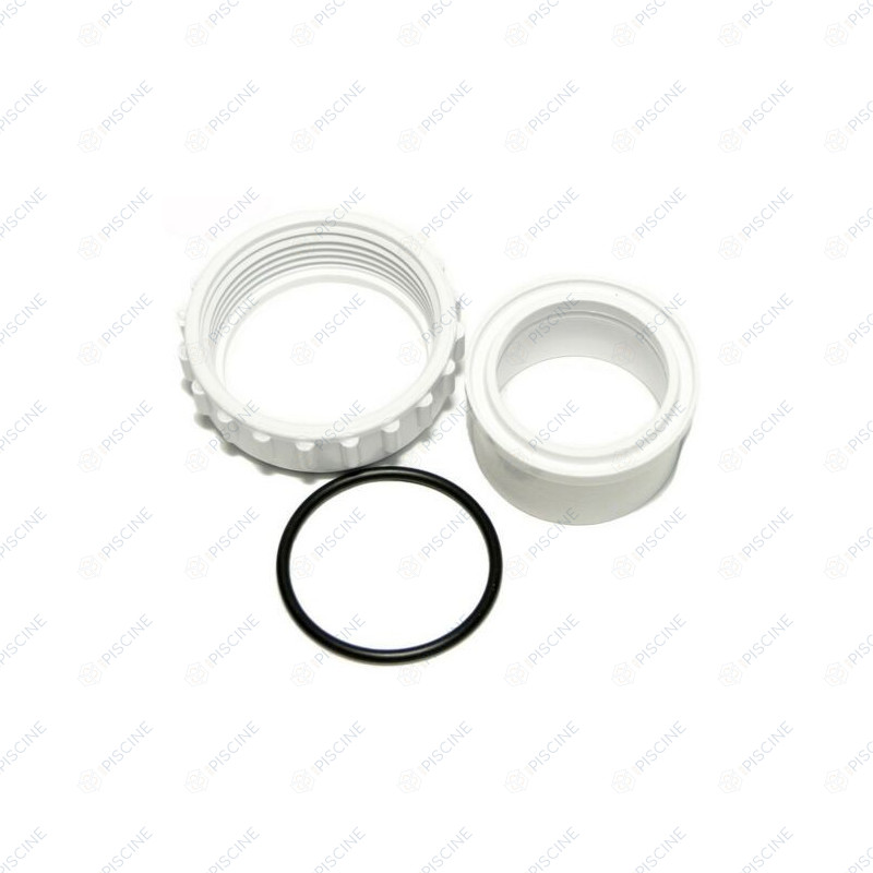 Raccord métrique fileté D.50 pour électrolyseur Clearwater D20
