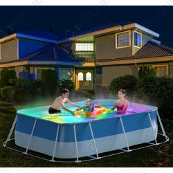 Projecteur piscine led couleurs pour piscine hors sol