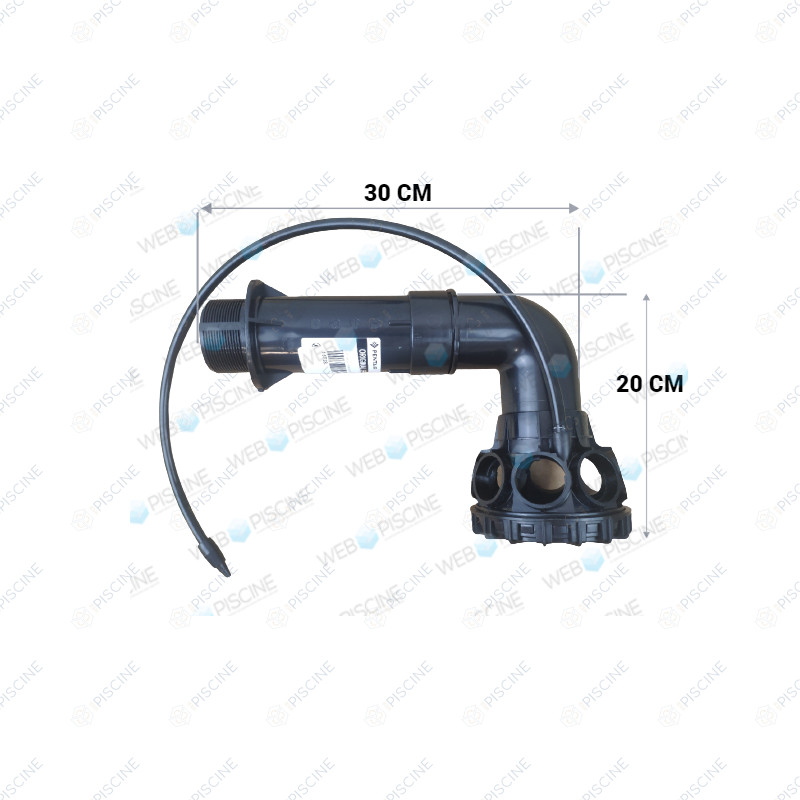 Diffuseur Inférieur de filtre SAB Triton NM - F-19S8-TRV avec Coude (PENTAIR) reference G-30-1908NCP