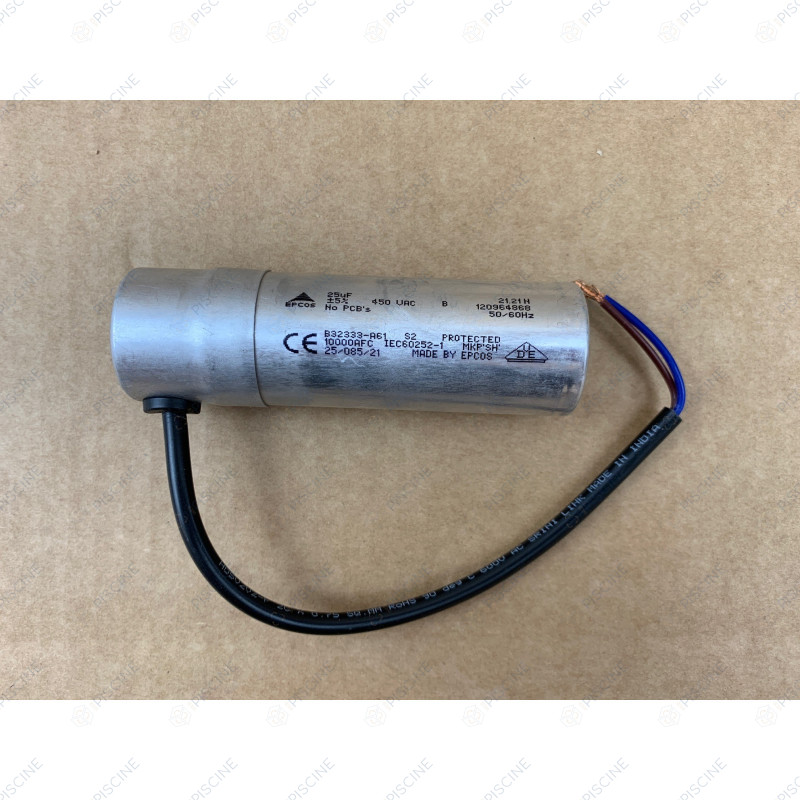 condensateur 25µf-0.65KW+ 080KW référence 2993.283.701