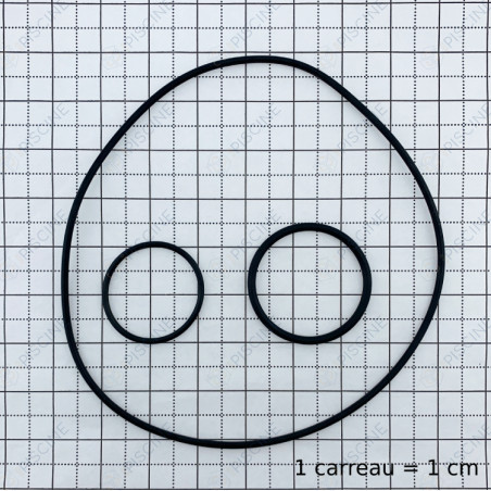 Kit d'étanchéité (joint de corps + joint de diffuseur + joint corps/préfiltre) (Pentair) Pompe FREEFLO, RACER PENTAIR