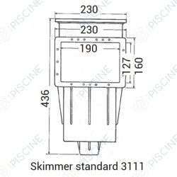 Skimmer Premium Liner PM - COFIES (HAYWARD) Skimmer COFIES