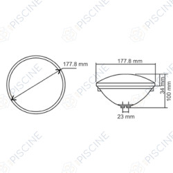 Projecteur LED Liner par56 Blanc Led Blanche 13w HAYWARD Projecteur LED Liner par56 Blanc Led Blanche 13w HAYWARD