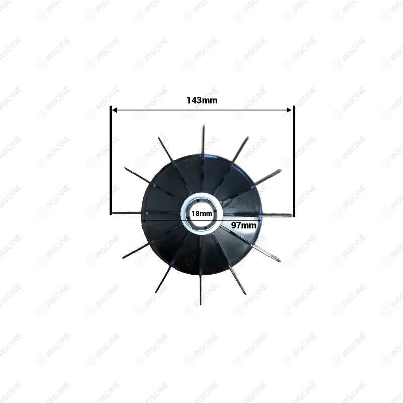 Ventilateur moteur M3 MEC 80 pompe KS(E)/EP/KNG/KPR/KAP/KA/KSV-KAPV-KAV-KPRV (KRIPSOL) reference RMOT0003.03R