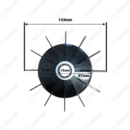 Ventilateur moteur M3 MEC 80 pompe KS(E)/EP/KNG/KPR/KAP/KA/KSV-KAPV-KAV-KPRV (KRIPSOL) Moteurs KRIPSOL