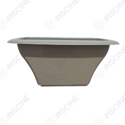 Insert enjoliveur + volet Gris SK Elegance (WELTICO) Skimmer Elegance A400 Liner/Panneau