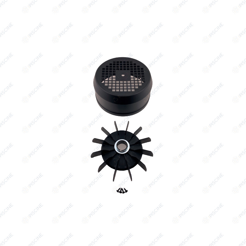 Couvercle Ventilateur Billet Avec LED Orange - Pour Ventilateur 25x25mm, Intégration Style