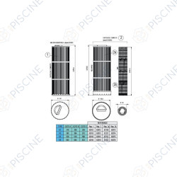 Cartouche de filtration Weltico c6 Cartouche de filtration Weltico c6