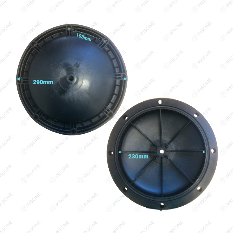 Couvercle FILTRE SAB Noir - 8 Trous - Ø290ext / 230int (POOL'S) reference 1210351