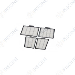 Kit de 4 filtres fin du robot DOLPHIN S300 - S200 - Temo 2 et 3