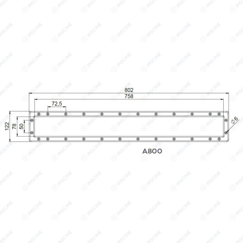 Kit renovation skimmer A800 WELTICO Kit renovation skimmer A800 WELTICO