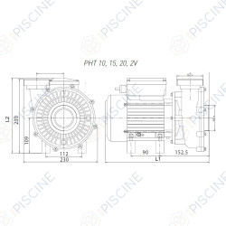 POMPE PHT-10 0.4kW Compatible bloc desjoyaux®