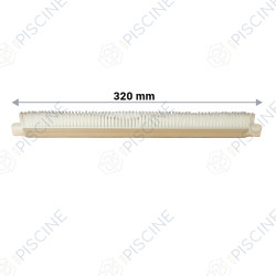 Brosse aspiration 1'' Aspiration alu anodisé (ASTRAL) Aspirateur aluminium anodisé