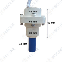 Poussoir pneumatique complet ST200/300 (UWE) Nage à contre courant JetStream ST
